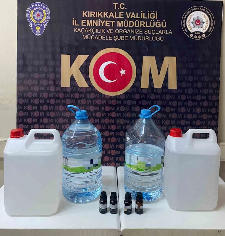 Kırıkkale’de yılbaşı öncesi kaçak içki operasyonu: 1 gözaltı
