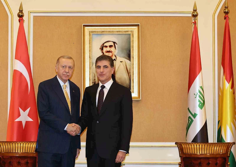 Cumhurbaşkanı Erdoğan, IKBY Başkanı Neçirvan Barzani ile görüştü
