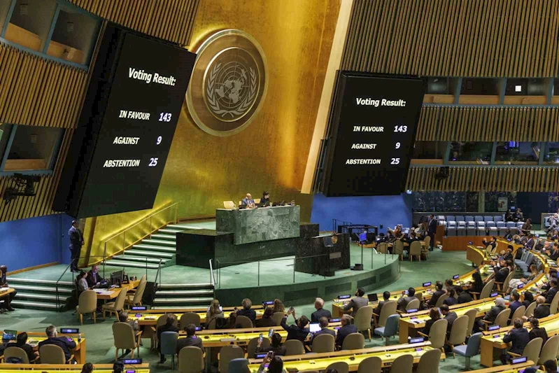 BM, Filistin’in üyeliğe “uygun” olduğunu kabul etti
