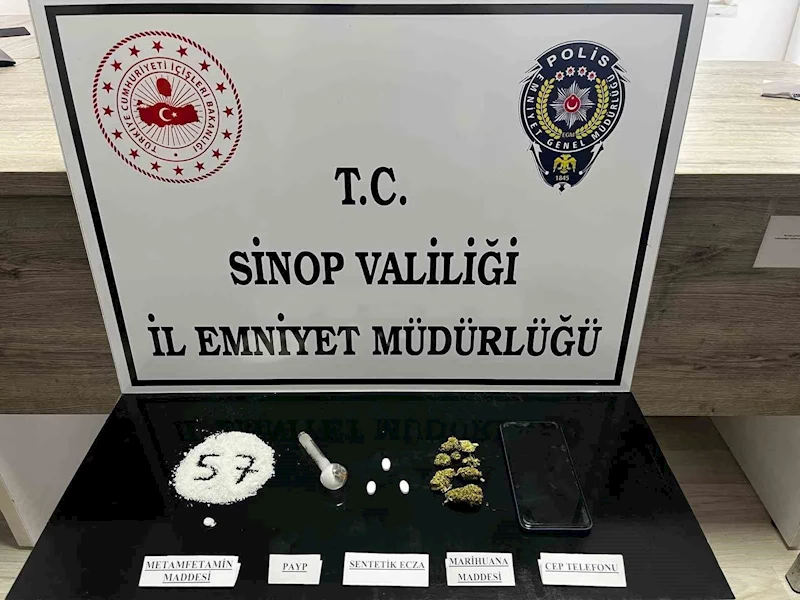 Şüpheli şahıstan uyuşturucu çıktı
