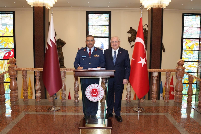 Bakan Güler, Katar Genelkurmay Başkanı Al-Nabet’i kabul etti

