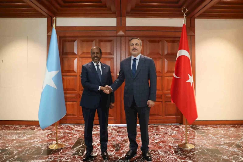 Bakan Fidan, Somali Cumhurbaşkanı Mahmud ile görüştü
