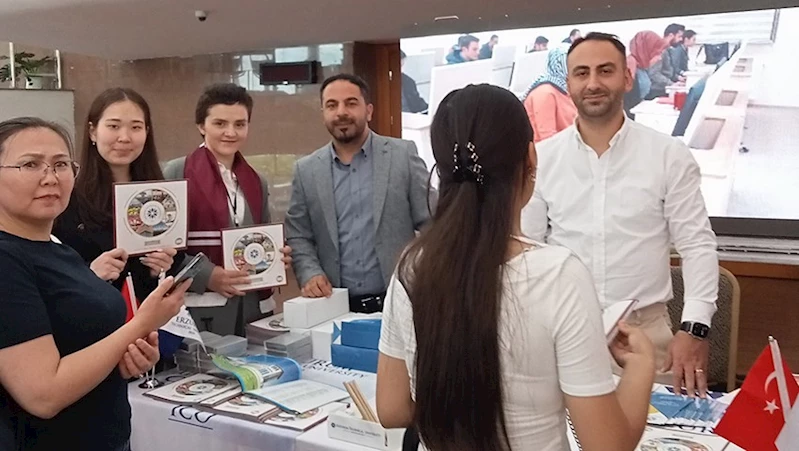 ETÜ Türk ve Kazak Üniversiteleri tanıtım fuarına katıldı
