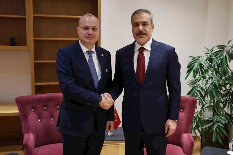 Bakan Fidan, Arnavutluk Dışişleri Bakanı Hasani ile görüştü
