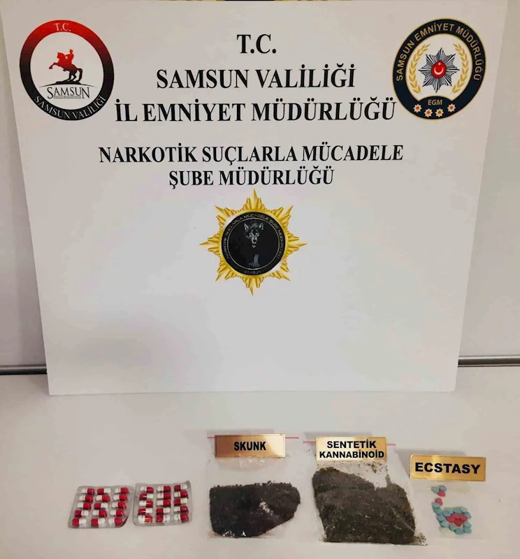 Samsun’da narkotik operasyonları: 17 kişi hakkında işlem
