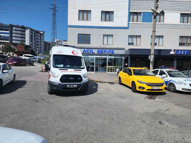 Karadeniz Ereğli’de otomobilin çarptığı yaya yaralandı
