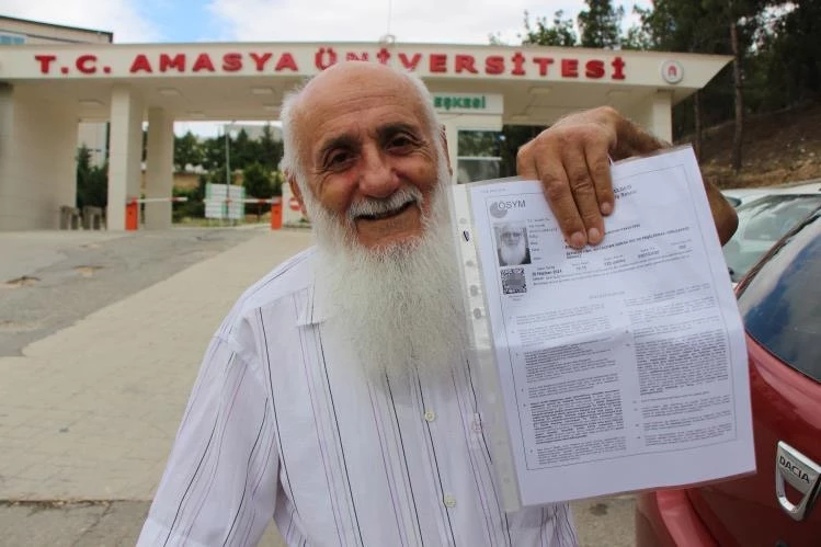 82 yaşındaki Yaşar dede 4’üncü defa DGS’ye girdi: 