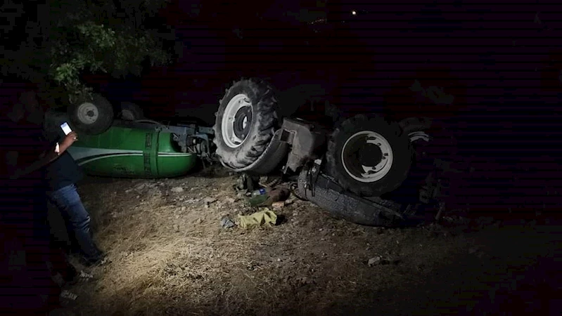 Manisa’da traktörün altında kalan çiftçi öldü
