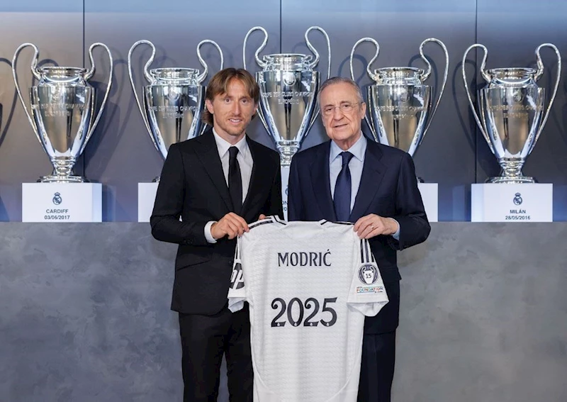 Real Madrid, Luka Modric’in sözleşmesini 1 yıl uzattı
