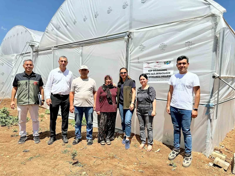 Beyşehir ve Hüyük’te örtü altı tarıma proje desteği
