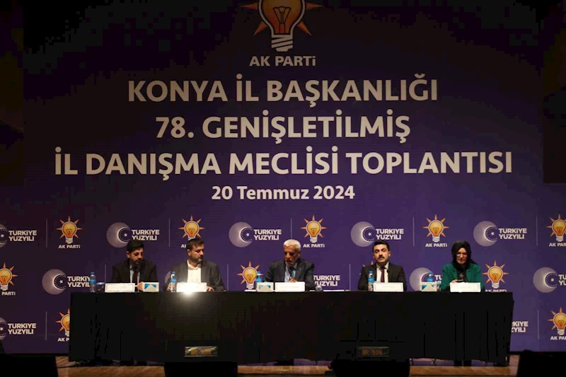 AK Parti Konya İl Başkanlığı 78. Genişletilmiş İl Danışma Meclisi Toplantısı gerçekleştirildi
