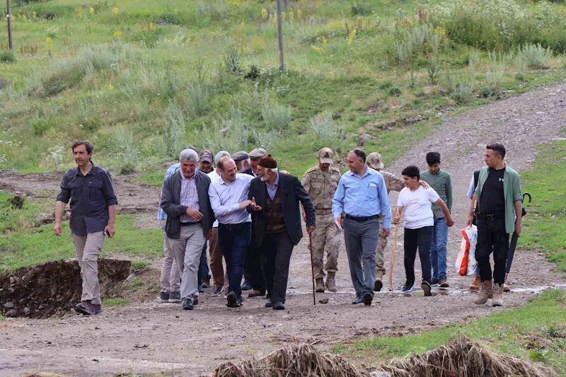 Erzurum’da sel felaketinin yaraları sarılıyor

