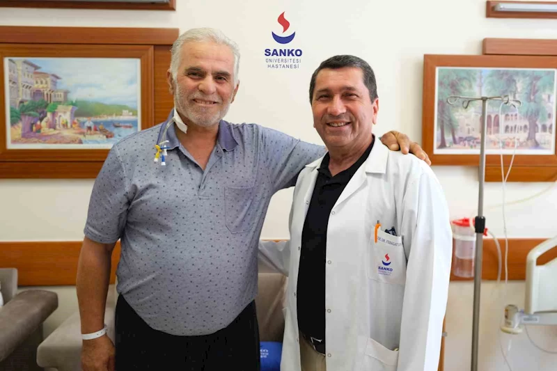 Elazığ’dan Gaziantep’e gelen hasta, şifayı SANKO Üniversitesi Hastanesi’nde buldu
