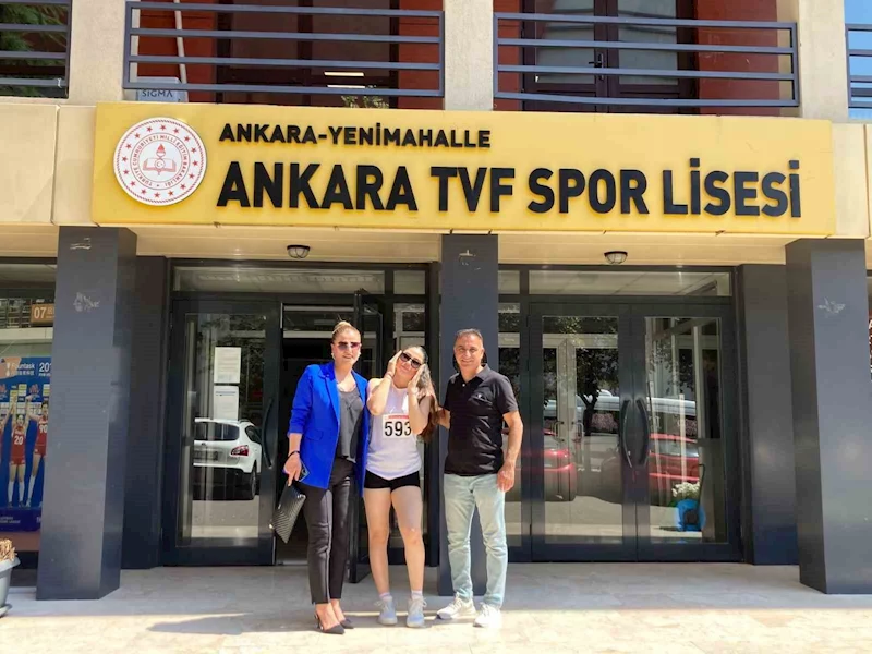 Hakkari’de ilk defa bir öğrenci Ankara TVF Spor Lisesine yerleşti
