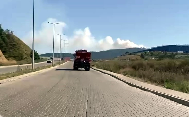 Karabük’te orman yangını
