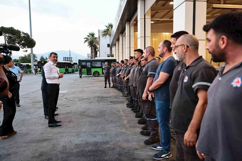 Başkan Çavuşoğlu’ndan ilk sefer öncesi Ulaşım AŞ’ye ziyaret
