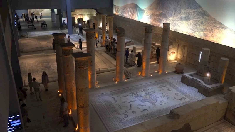 Gaziantep Zeugma Mozaik Müzesi’ne yılın ilk 7 ayında ziyaretçi akını
