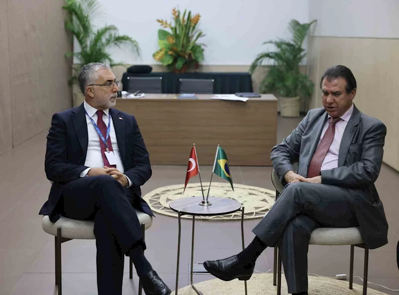 Çalışma ve Sosyal Güvenlik Bakanı Işıkhan, Brezilya Çalışma ve İstihdam Bakanı Luiz Marinho ile görüştü
