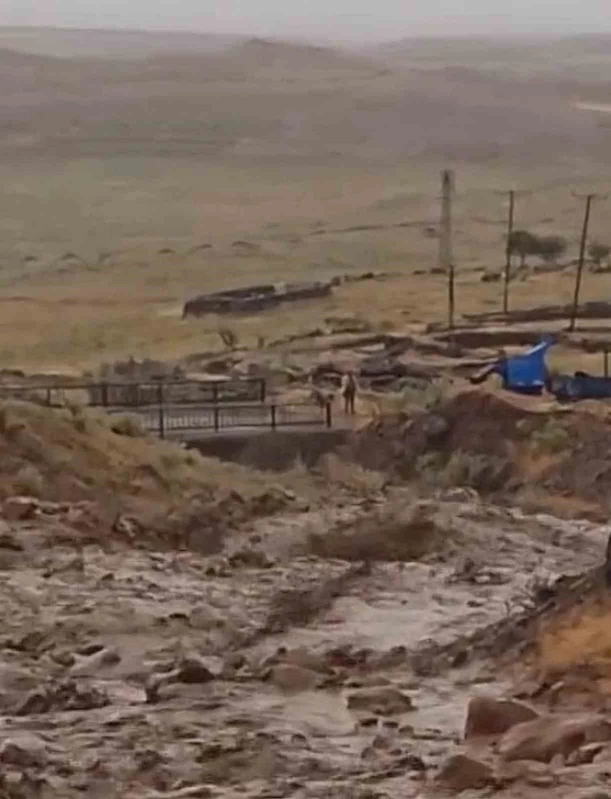 Iğdır’ın Harmandöven köyündeki sel felaketi
