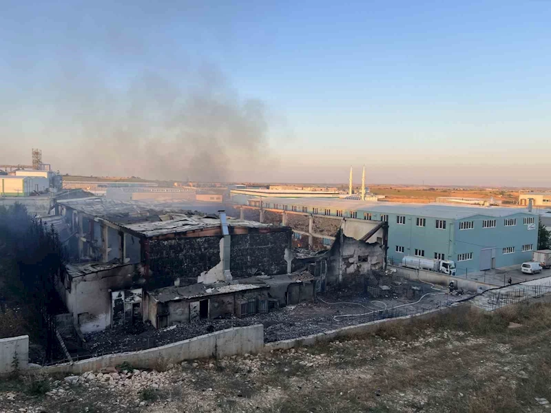 Tekirdağ’daki fabrika yangını söndürüldü
