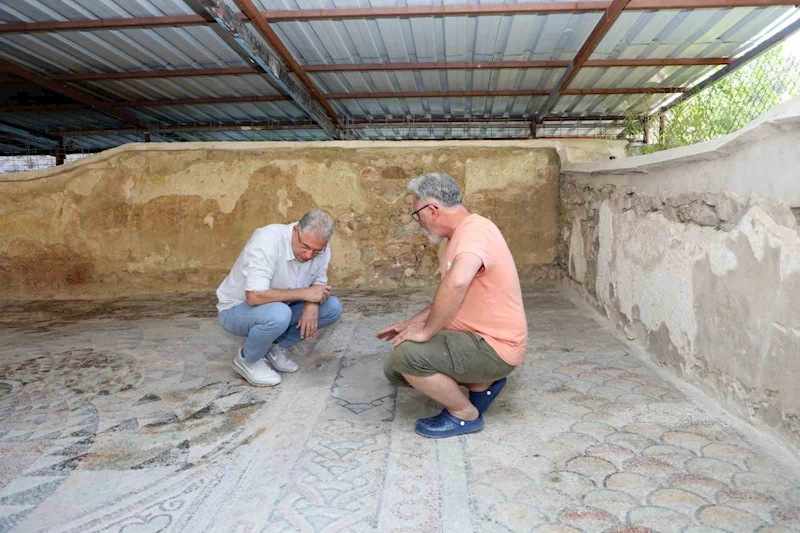 Myrleıa Mozaiklerini restorasyon ve konservasyon çalışması tamamlandı

