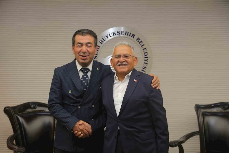 Başkan Büyükkılıç, Bünyan Belediye Başkanı Metin’i ağırladı