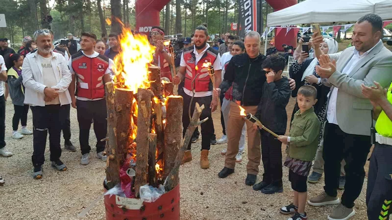 Motosiklet tutkunları Motosiklet ve Kamp Festivalinde buluştu
