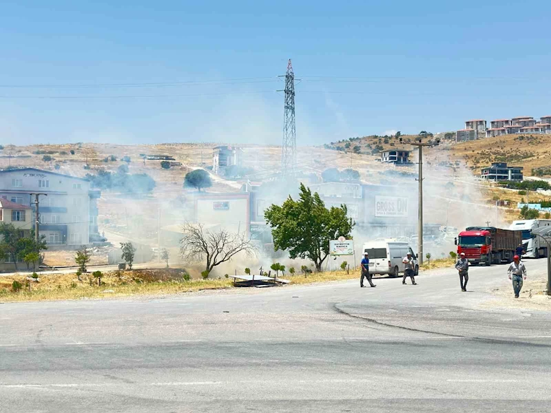 Balıkesir’de korkutan yangın
