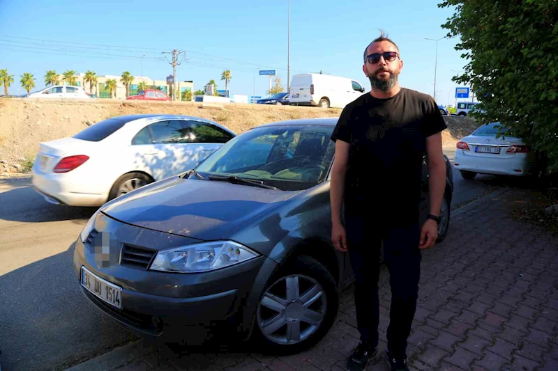 Tartıştığı kişinin arabasını alıp Antalya’ya park etti
