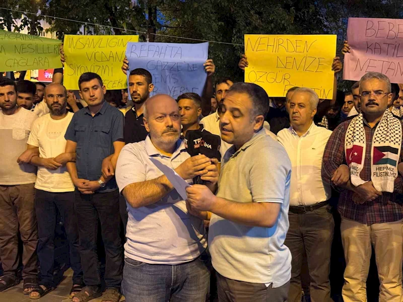 Haniye suikastı Adıyaman’da protesto edildi
