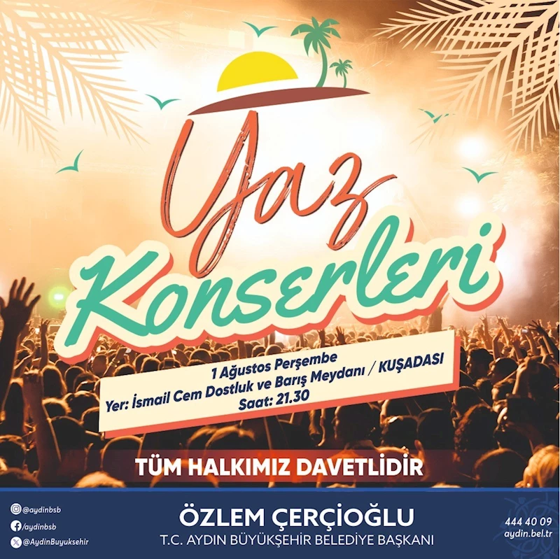 Çerçioğlu ve Günel vatandaşları konsere davet etti
