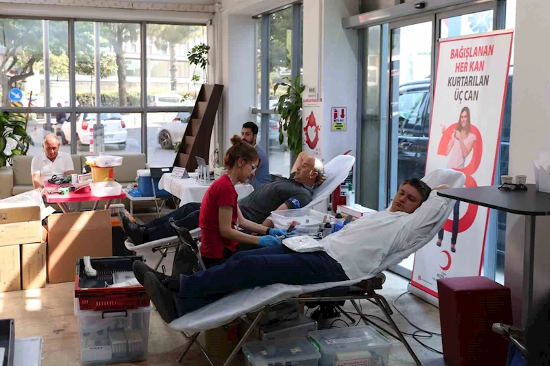 Efeler Belediyesi’nden kan bağışına destek
