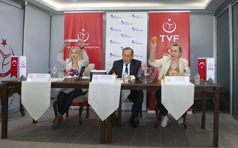 Efeler Ligi’nde 2024-2025 voleybol sezonu fikstürü çekildi
