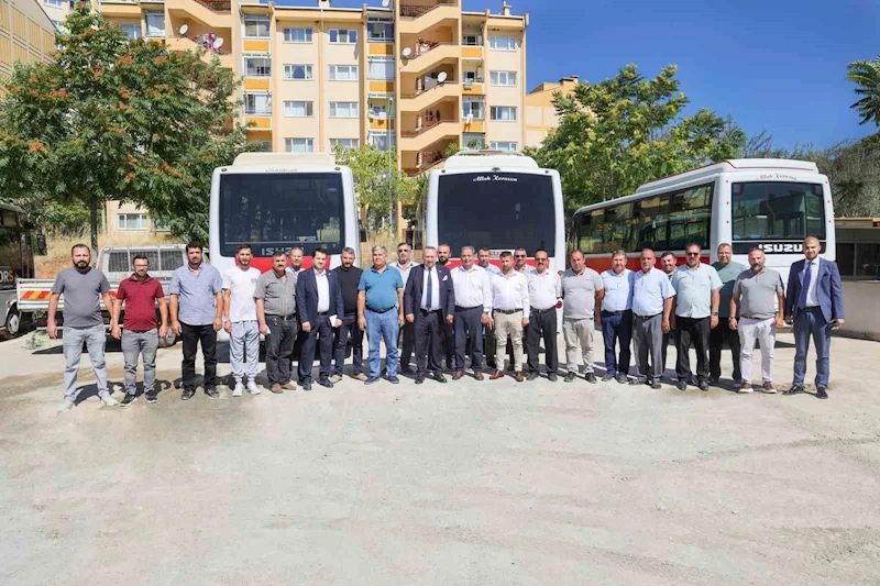 Başkan Yalım, şehir içi otobüs şoförleriyle bir araya geldi
