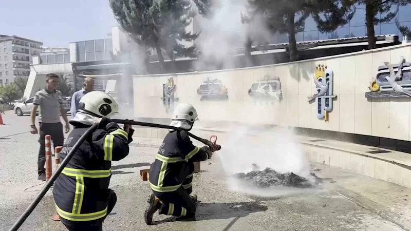 Hastanede gerçeğini aratmayan tatbikat
