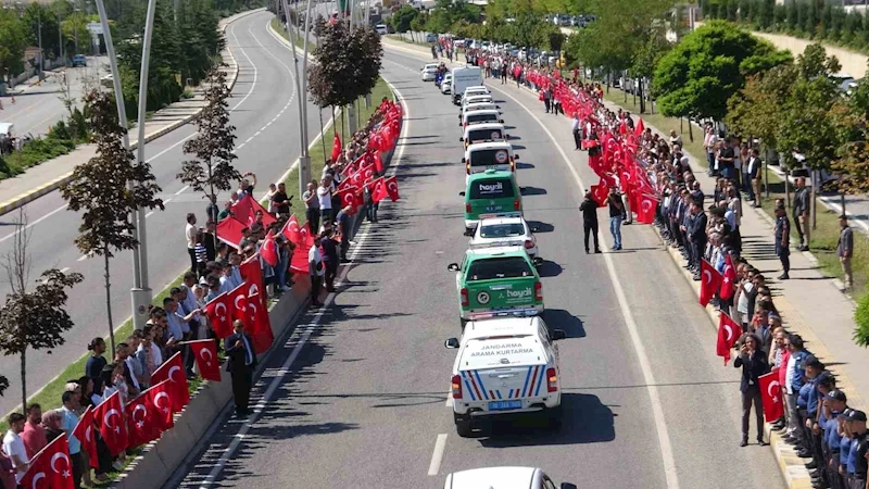 Şehit Polis Memuru Ahmet Şahan, Çankırı’da bayraklarla uğurlandı
