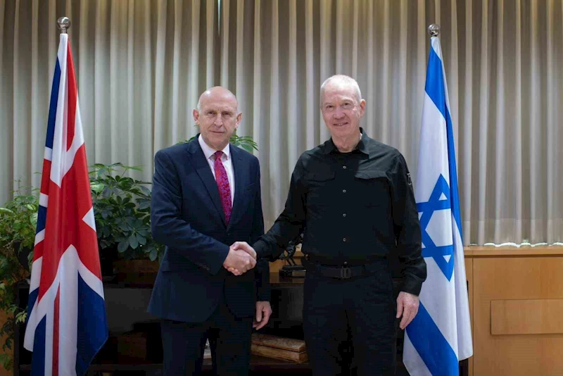 İsrail Savunma Bakanı Gallant İngiliz mevkidaşı Healey ile görüştü
