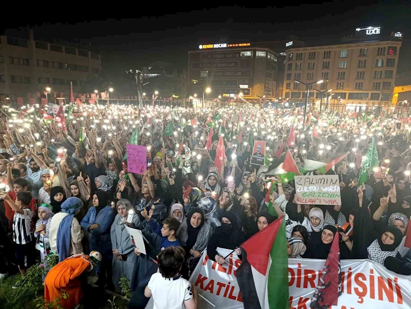 Van’da binlerce kişi Hamas lideri Heniyye için sokağa döküldü
