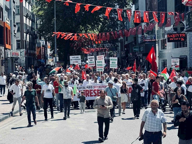 Haniye’nin öldürülmesi Zonguldak’ta protesto edildi
