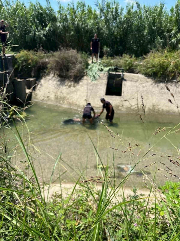Sulama kanalında erkek cesedi bulundu
