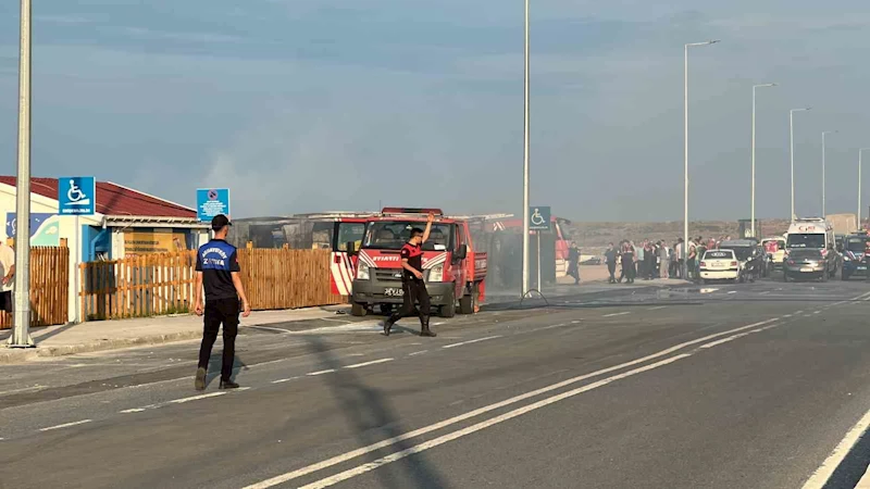 Arnavutköy’de İBB’ye ait cankurtaran merkezinde yangın çıktı
