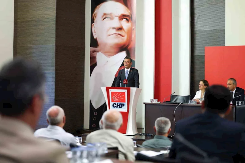 CHP lideri Özel: 