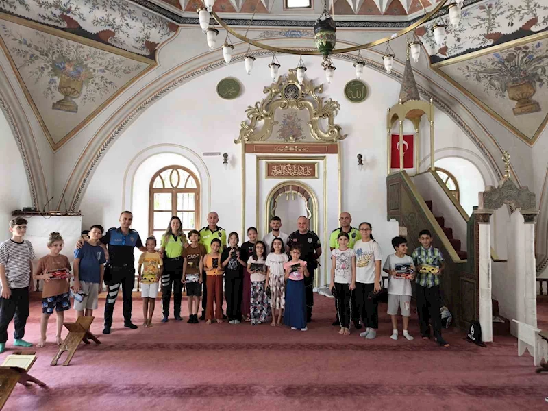 Yaz Kur’an Kursu öğrencilerine trafik ve suçtan korunma eğitimi
