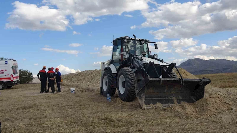 Burdur’da drenaj inşaatında göçük: 1 ölü
