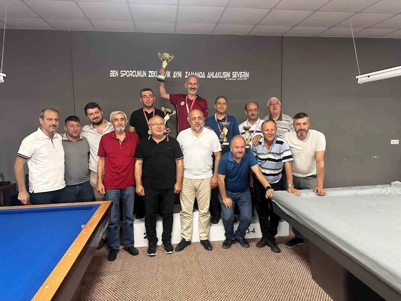 Afyonkarahisar’da Üç Bant Bilardo İl Şampiyonası tamamlandı
