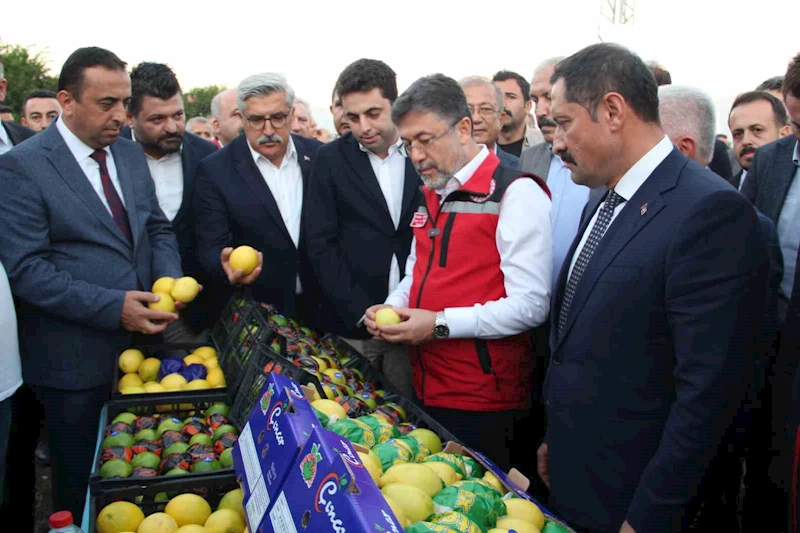 Bakan Yumaklı, narenciye hasadında sezon açılışını yaptı
