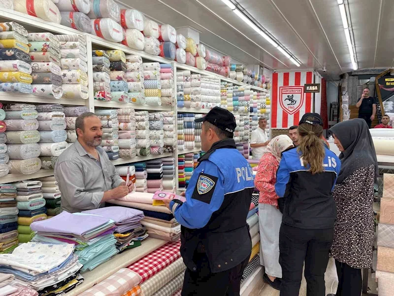 Samsun polisinden İlkadım ve Tekkeköy’de farkındalık eğitimi
