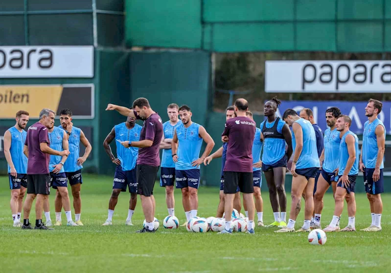 Trabzonspor, Beşiktaş maçı hazırlıklarını sürdürdü
