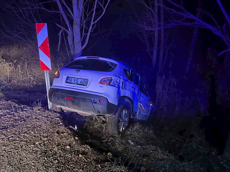 Tekirdağ’da yeni yılın ilk kazası
