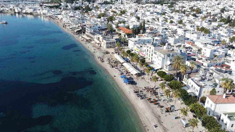 Bodrum’da yeni yılın ilk günü deniz keyfi
